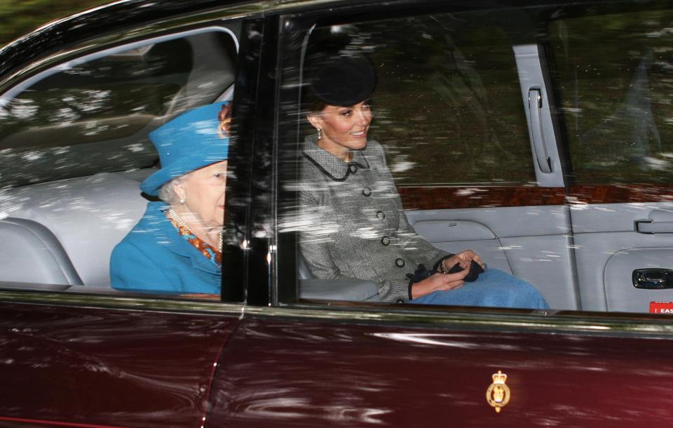  The two shared the back seat of the Royal Daimler for the short journey to the little Church of Scotland