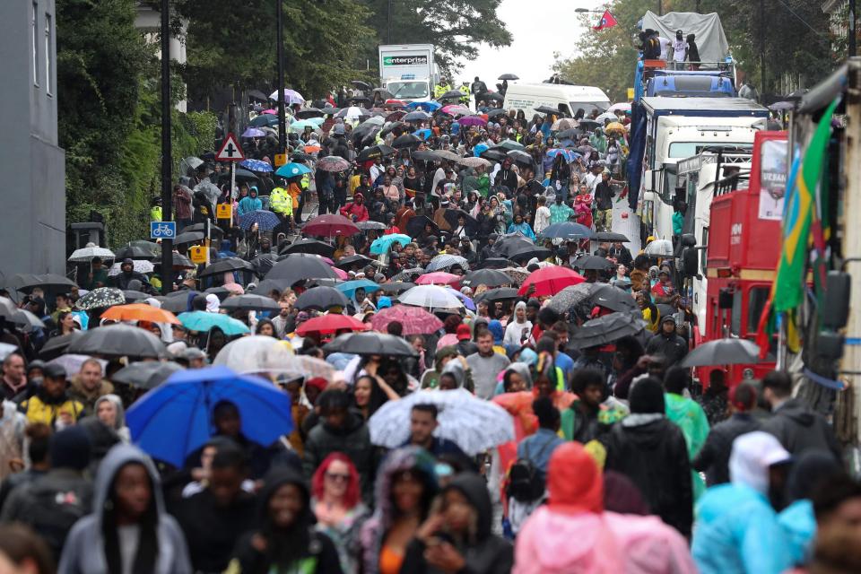  The couple were spotted at Notting Hill Carnival, a world-famous event which attracts thousands of parade goers