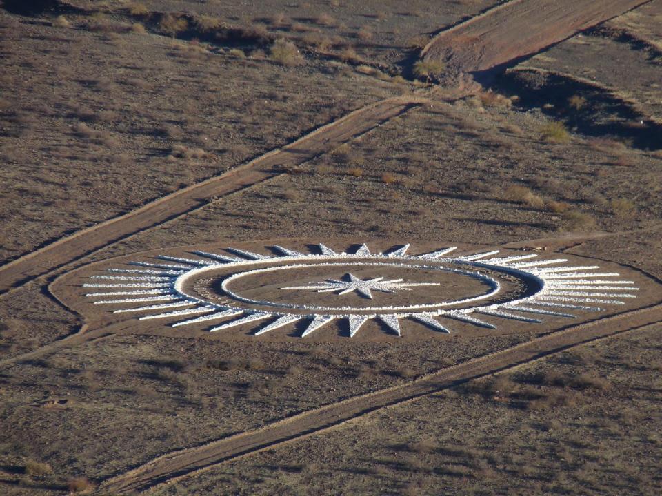  The fascinating 'UFO landing pad' that has been built in the middle of the Argentinian desert