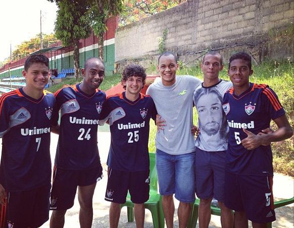 Fabinho and Fluminense pals