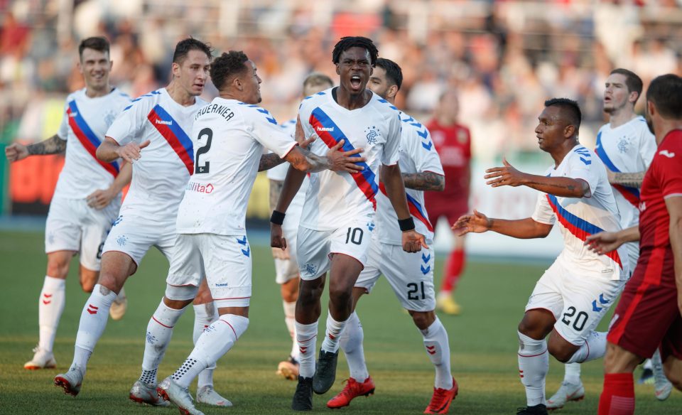 Ovie Ejaria celebrates his early opener - before the tie got even more dramatic