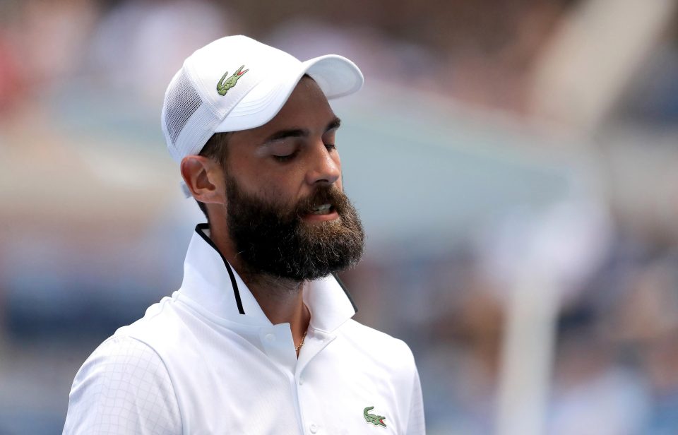  Beardy Benoit Paire was cut down to size by Swiss master Roger Federer in the second round at Flushing Meadows