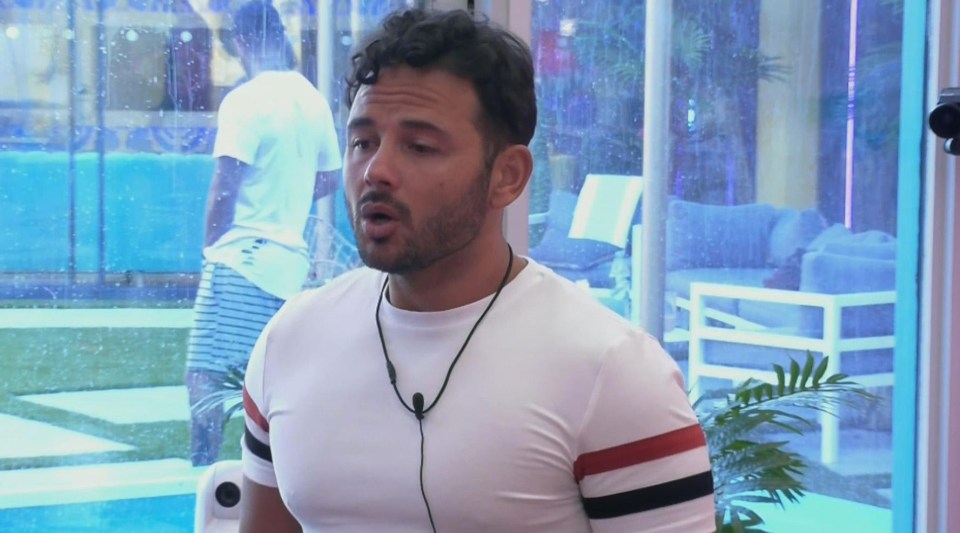 Ryan has been upset after being accused of ‘assaulting’ Roxanne Pallett