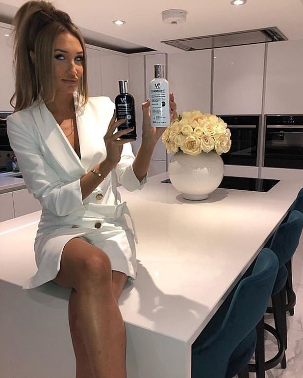  Megan McKenna has also endorsed the products in a paid campaign