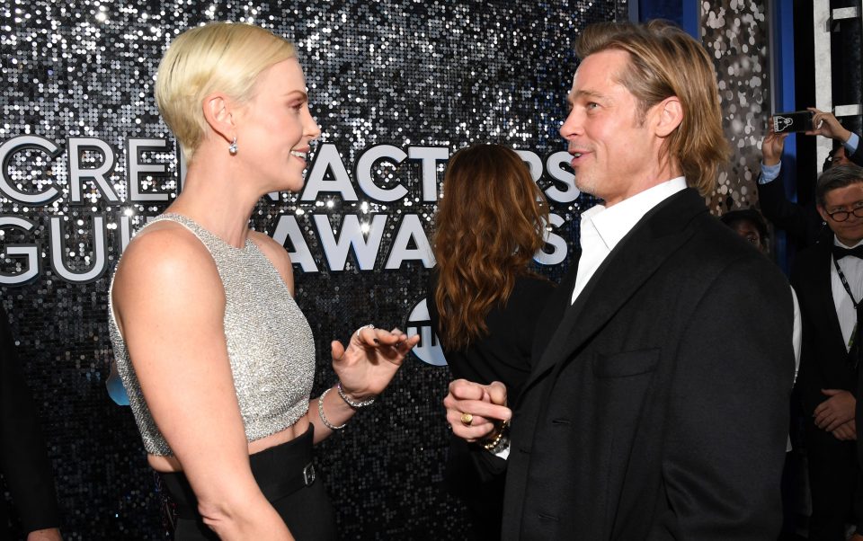  Brad Pitt and Charlize Theron have been seen flirting at various parties