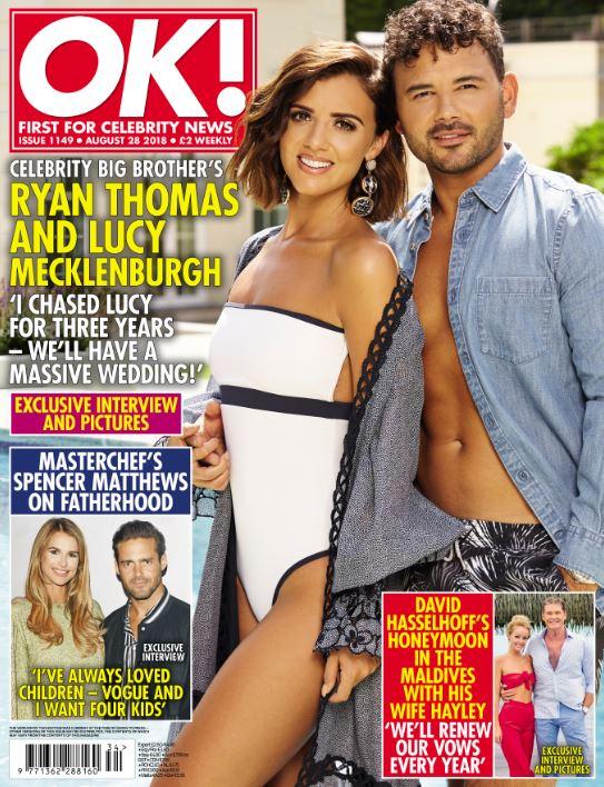  The full interview features in OK! magazine - on sale now