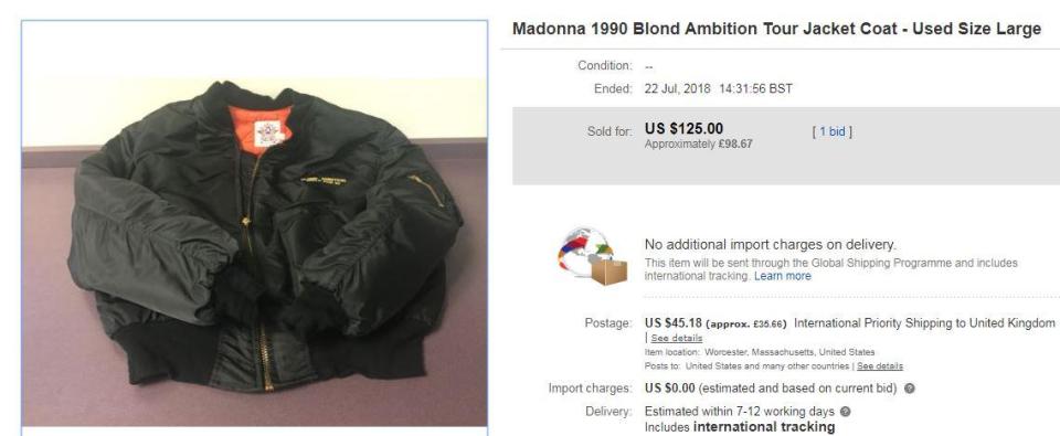  The seller was honest about the condition of the jacket