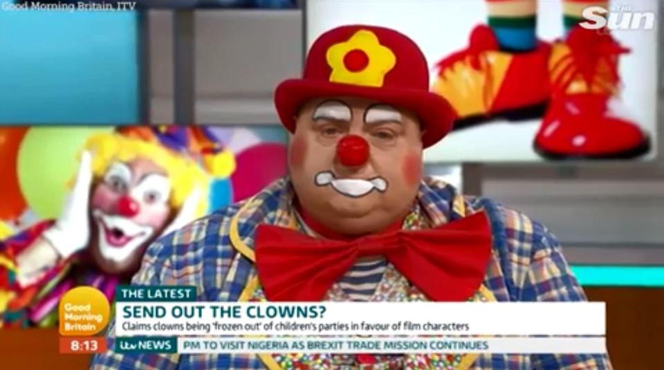  Viewers rushed to stick up for the clown on Twitter as he pointed out that Cirque Du Soleil remains the largest entertainment production company there is