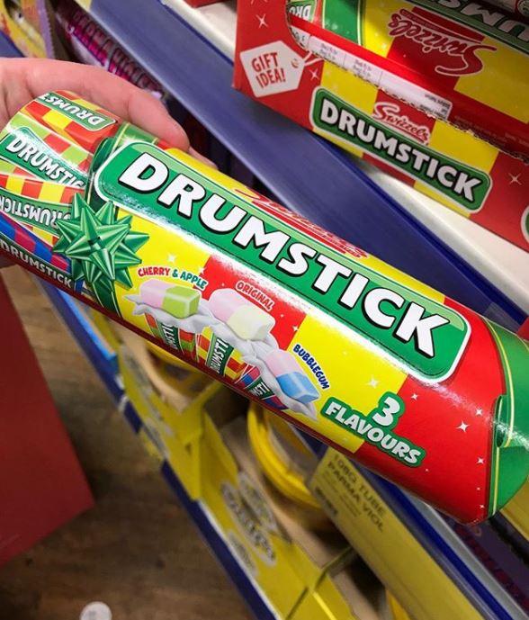  The Drumstick Squashies come in three flavours including a cherry and apple pie one