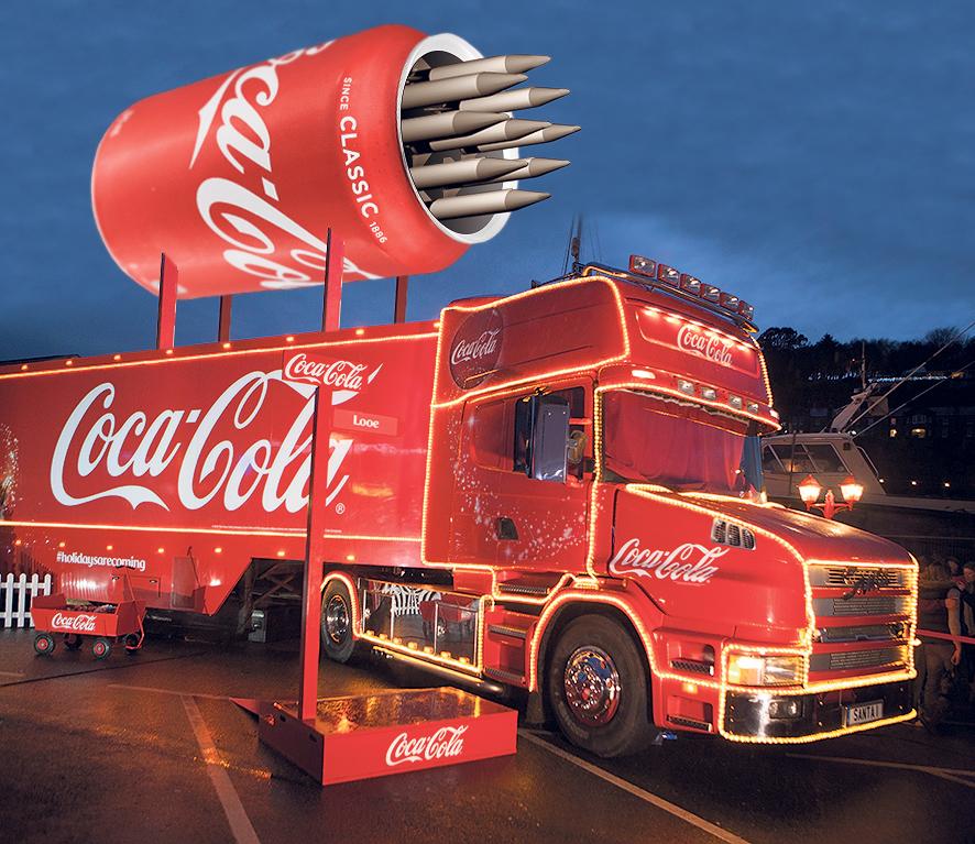  The Defence Secretary also 'wanted to disguise mobile missile defence systems as Coca Cola lorries'