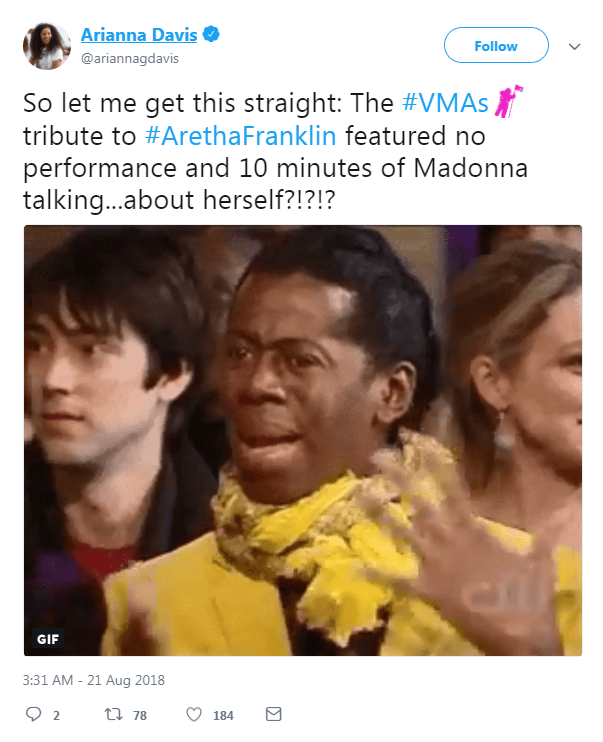  Viewers couldn't get over how much Madonna had talked about herself