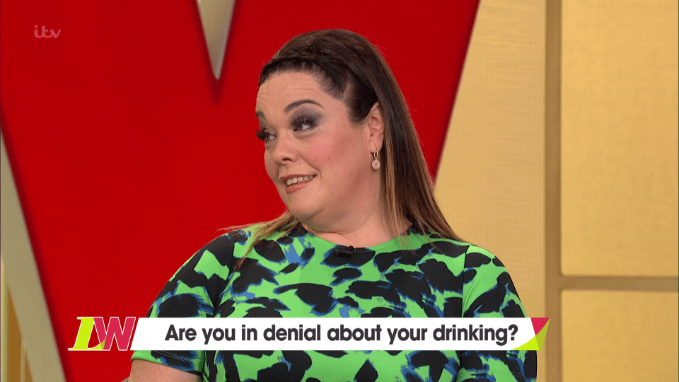  Lisa Riley has revealed she hasn't 'had a proper drink in three years'