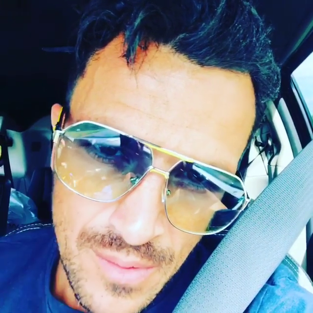 Peter Andre shared a series of videos of his kids on holiday