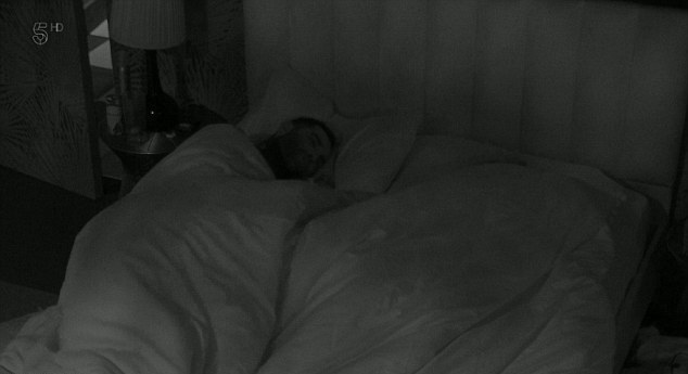  This is the moment Chloe claims 'something physical' occurred between the pair while they shared the same bed