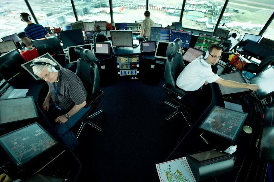  Pete Glass is an air traffic control manager at Heathrow and talked us through a day at work