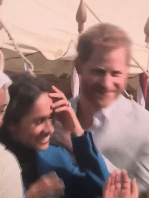  The pair looked very loved-up as they attended the event at Kensington Palace