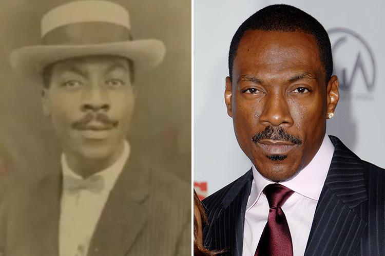  This unknown man on the left could be the twin of Eddie Murphy, right