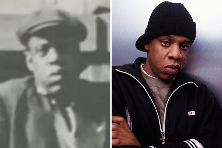  This Harlem man from 1939, left, could be mistaken for rapper Jay-Z, right