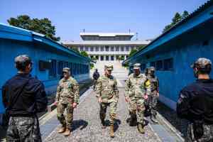  In most cases, people are not allowed to cross the DMZ without permission