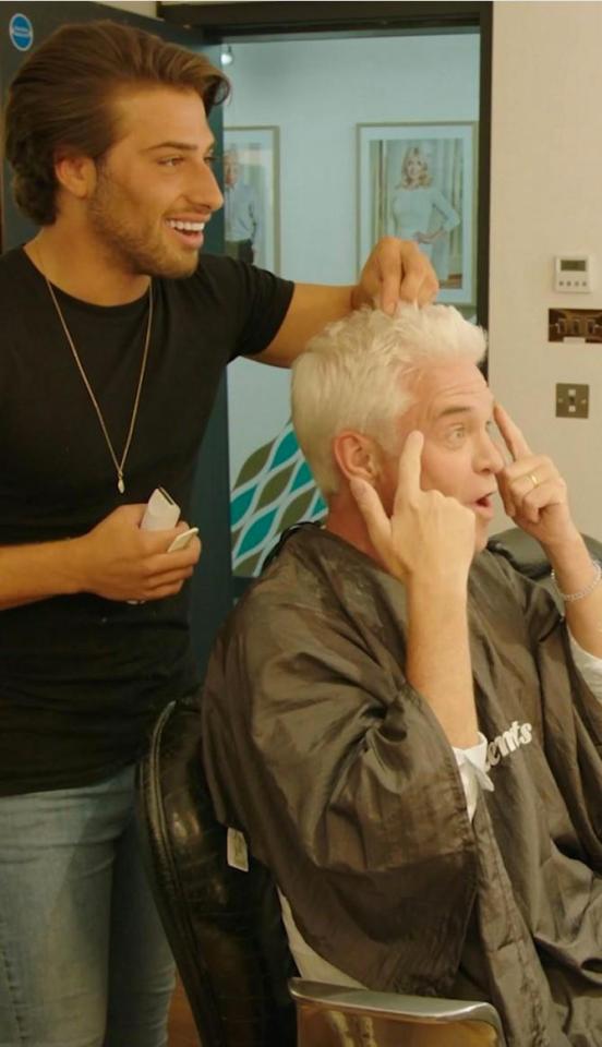  Phillip Schofield has revealed ITV bosses forced him to dye his hair after he dared to out himself as grey when he was 19