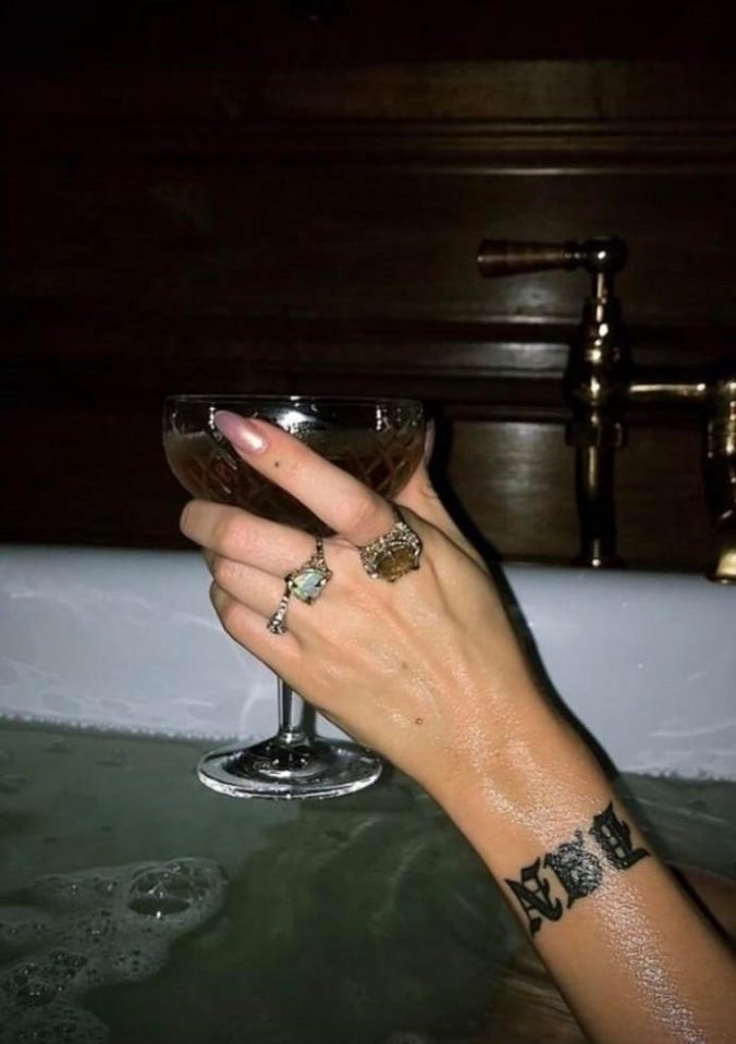  The blonde model celebrated her engagement during a luxury evening at The Ned