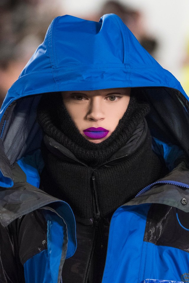 While you may rock a neon lip in the hotter months, winter may be the perfect time