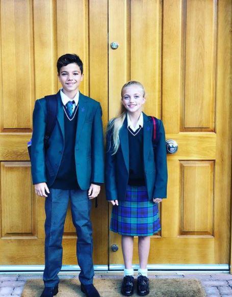  Katie missed Junior and Princess' first days at school