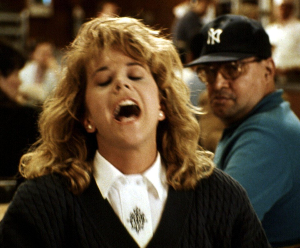 In When Harry Met Sally, Meg Ryan faked a loud orgasm in a restaurant