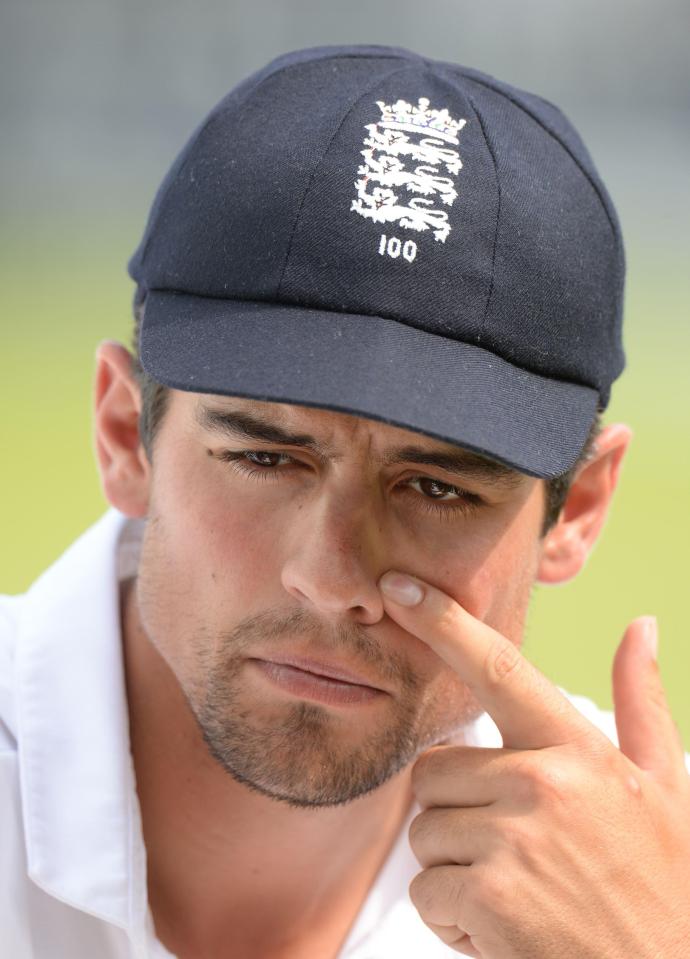  Alastair Cook revealed he shed a tear when he broke the news in the dressing room