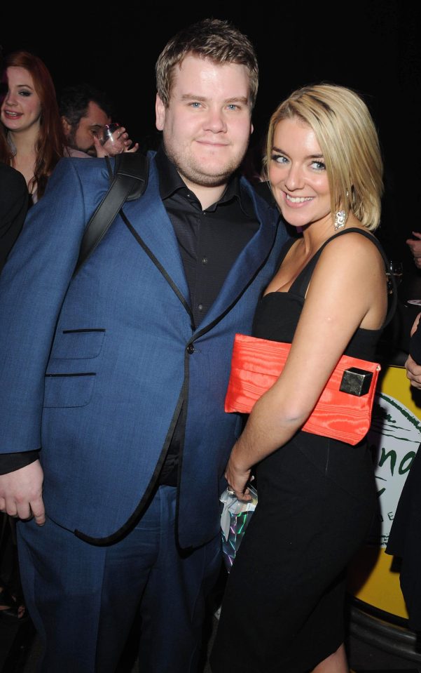  Sheridan previously dated comedian James Corden