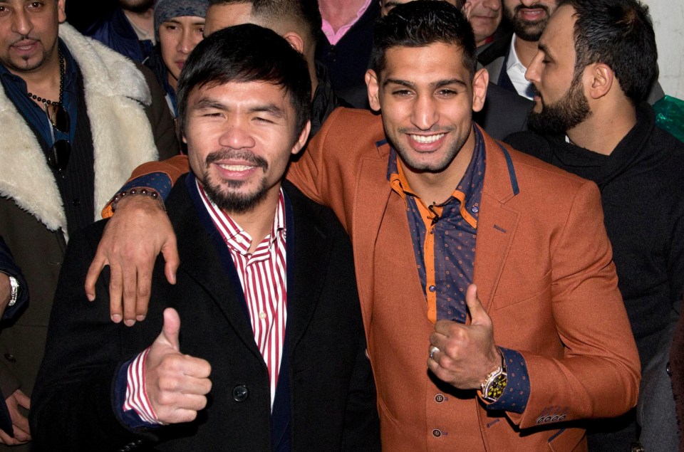 Manny Pacquiao and Amir Khan are forming training partners