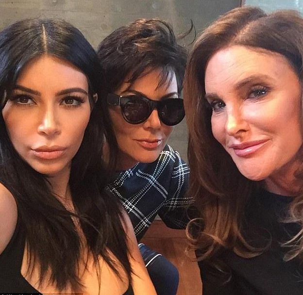  Kim, Kris and Caitlyn fell out last year when Caitlyn released her memoir