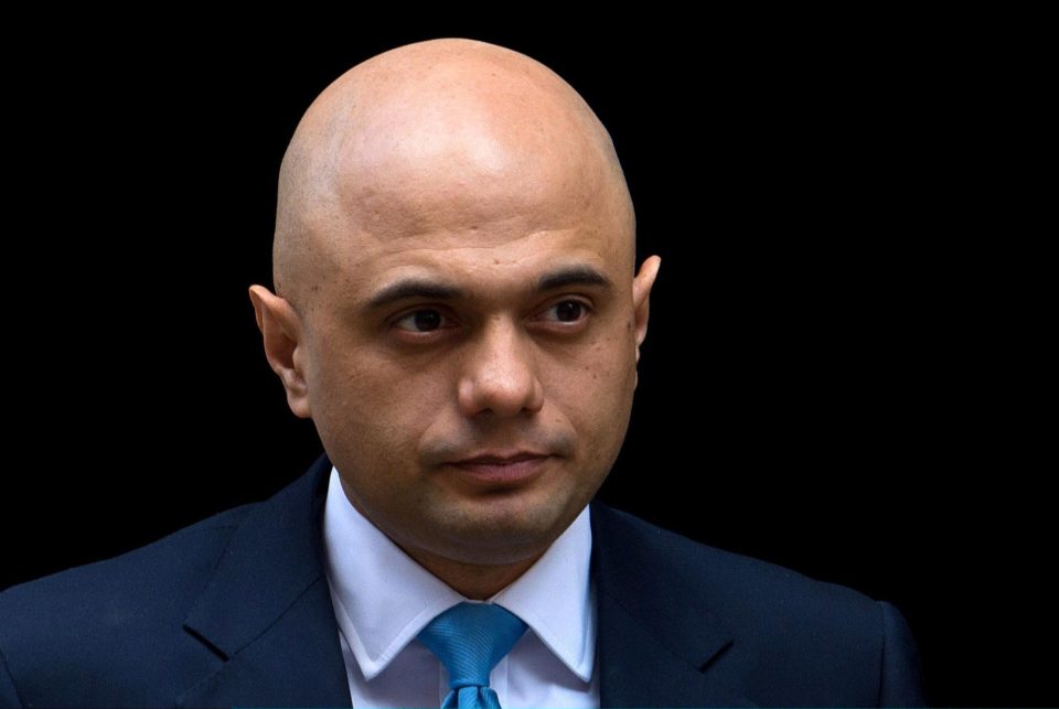  Home Sec Sajid Javid ripped into the Bank chief after his doom-laden briefing to Ministers