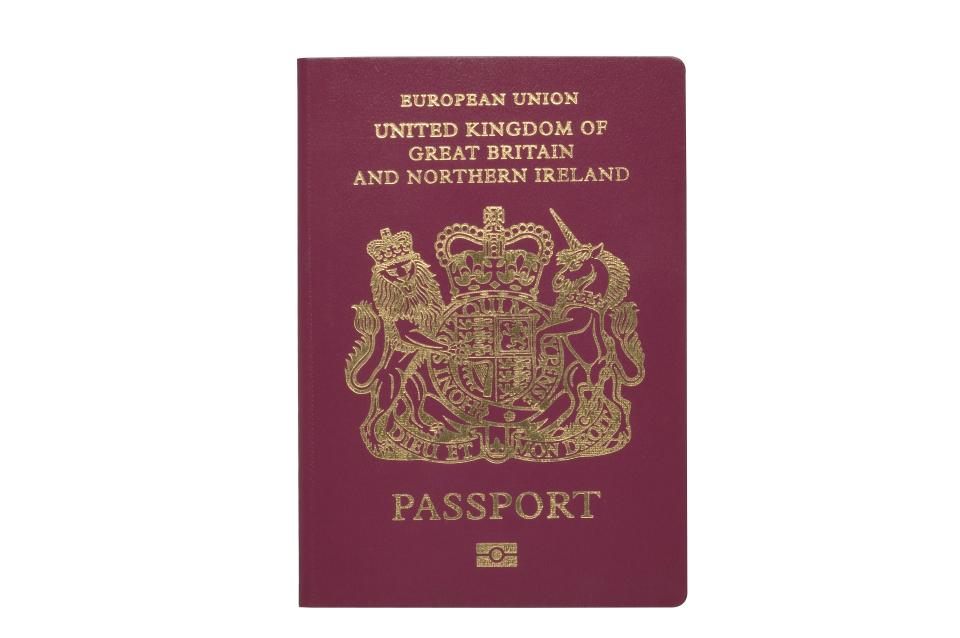  The burgundy European Union passport all Brits currently have to carry on trips abroad