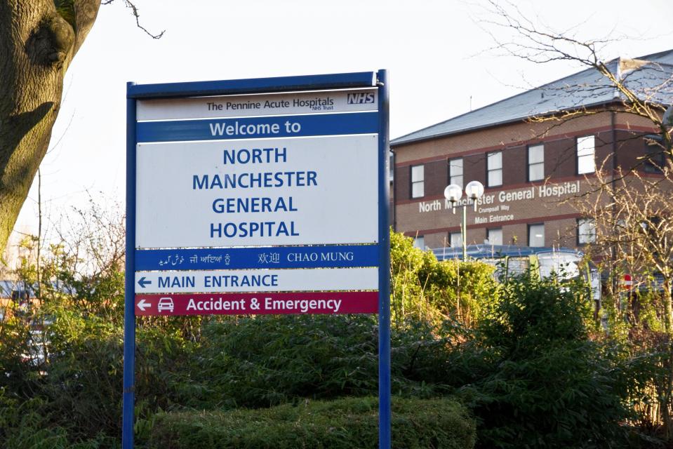  North Manchester General Hospital has also been affected