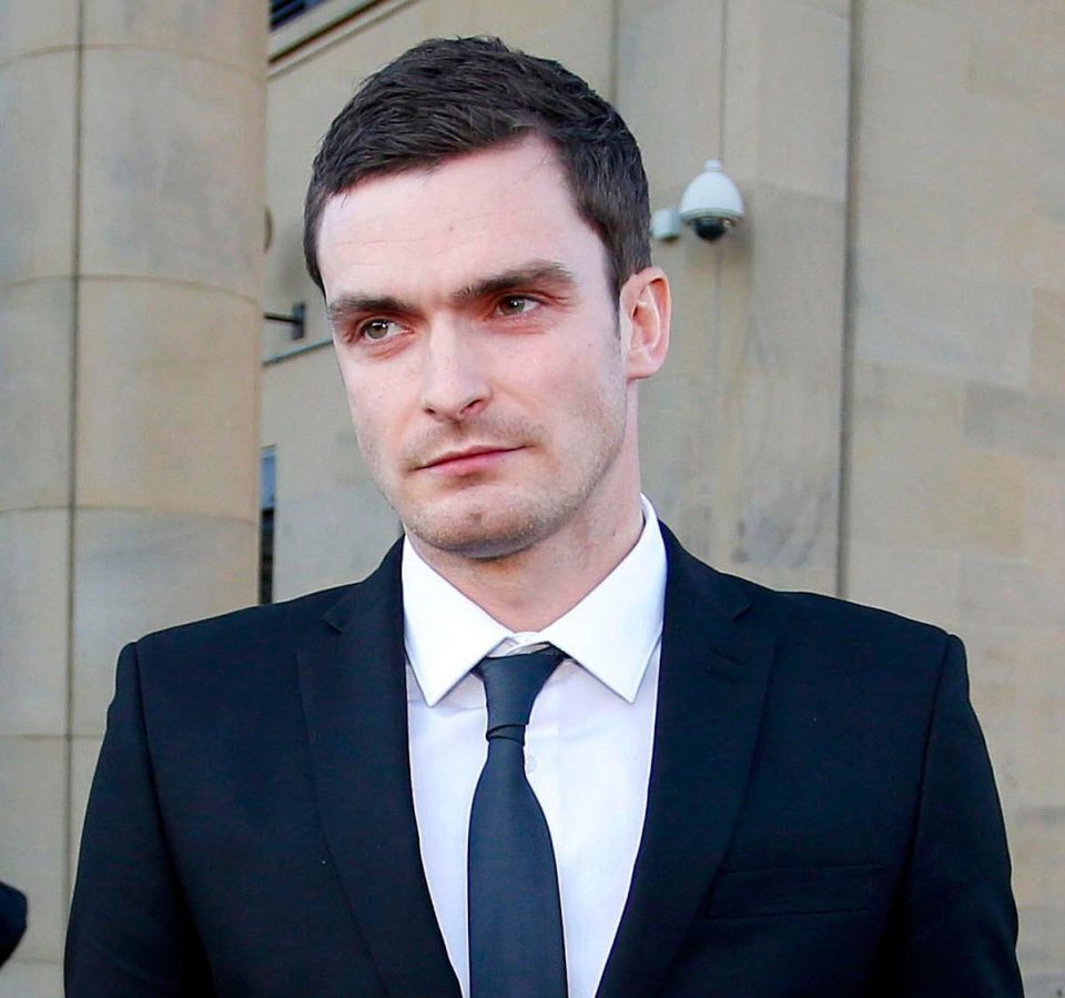  Adam Johnson hopes to return to football on his release