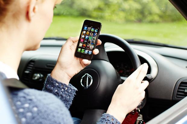 A fifth of drivers are distracted by sending a text