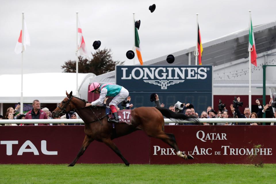  Enable was a fantastic winner of last year's Arc