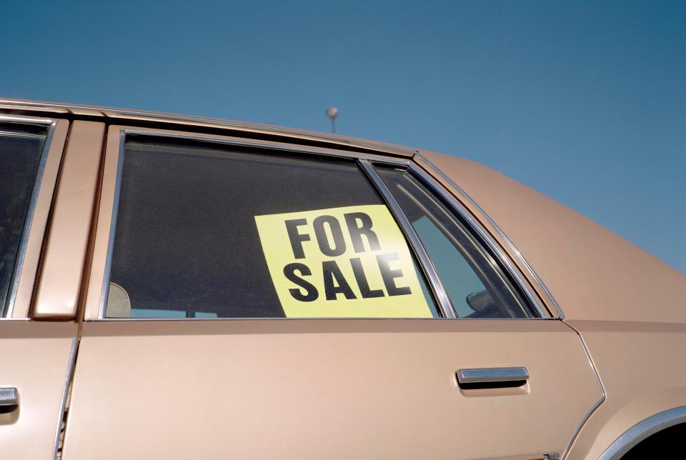 Like houses, cars devalue the longer they're on sale for