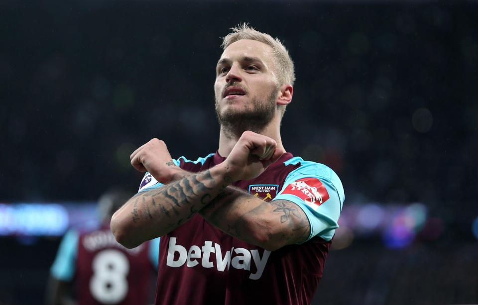  Moyes had the inspired decision to make Marko Arnautovic a striker