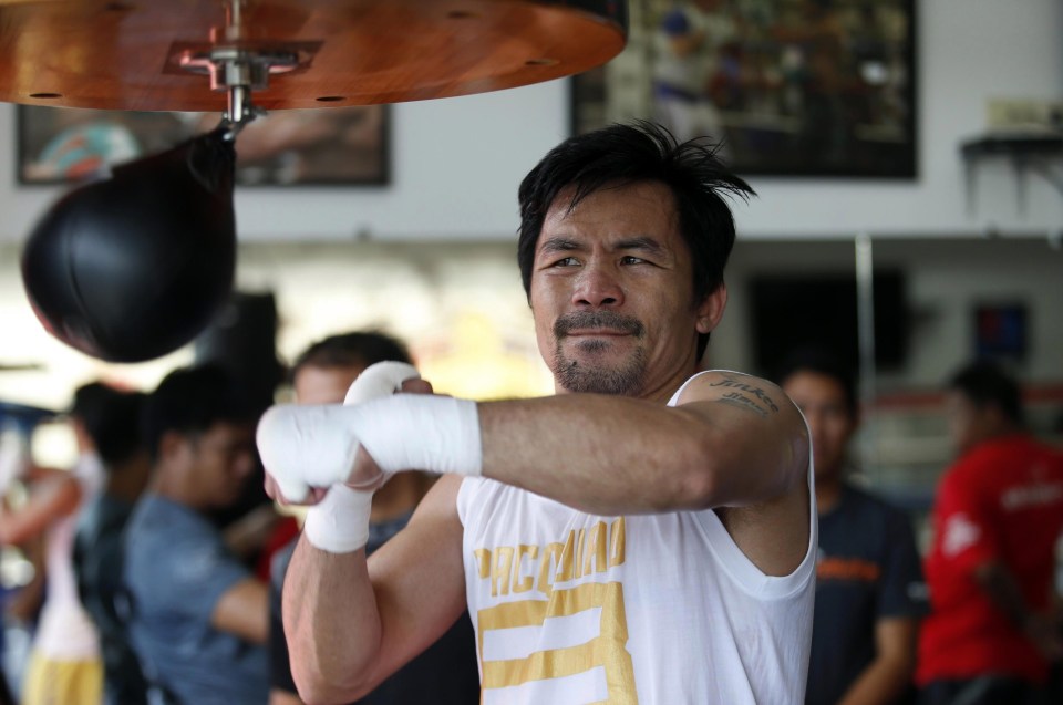 Pacquiao, 39, is the current WBA Regular welterweight champion