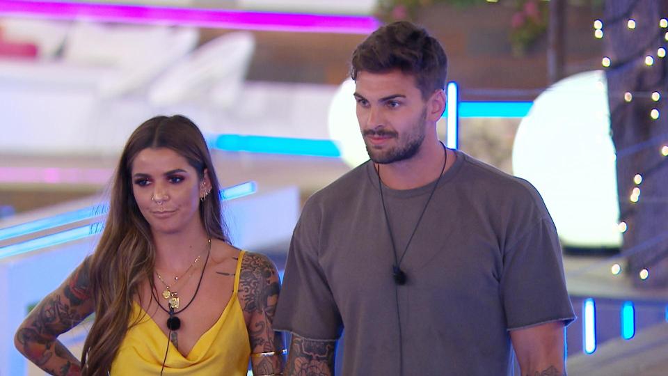  Darylle was coupled up with Adam Collard on Love Island