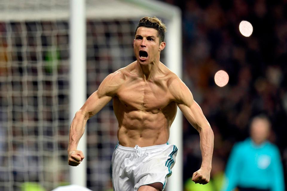  Ronaldo has an incredible physique after many years of tireless work as a world class professional