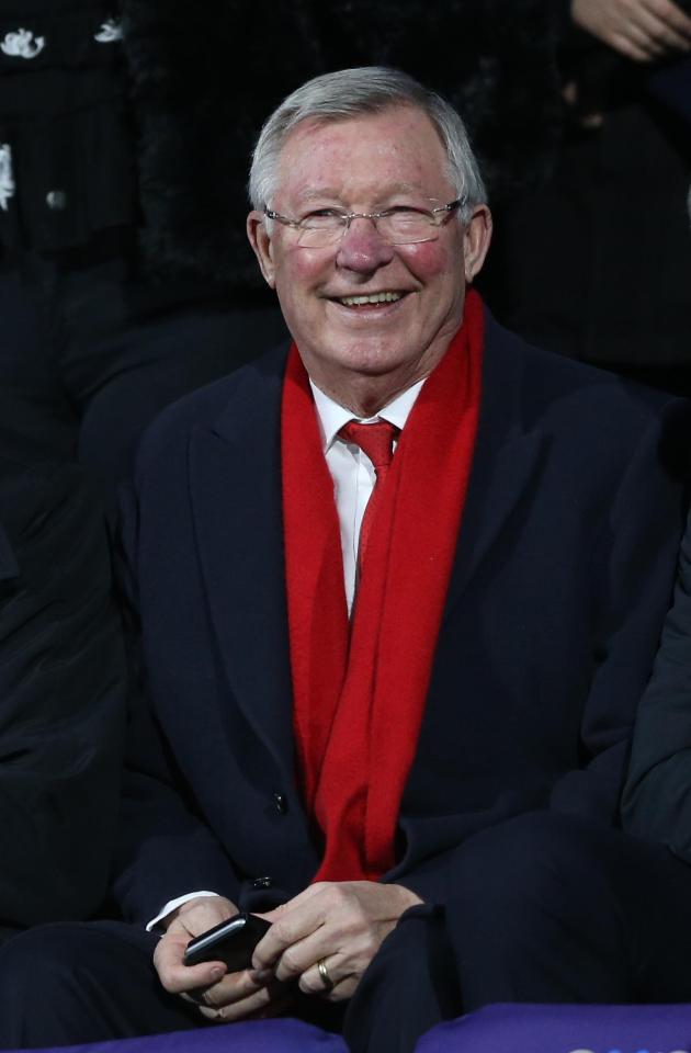 Sir Alex Ferguson is back at Old Trafford for the first time since Arsenal in April