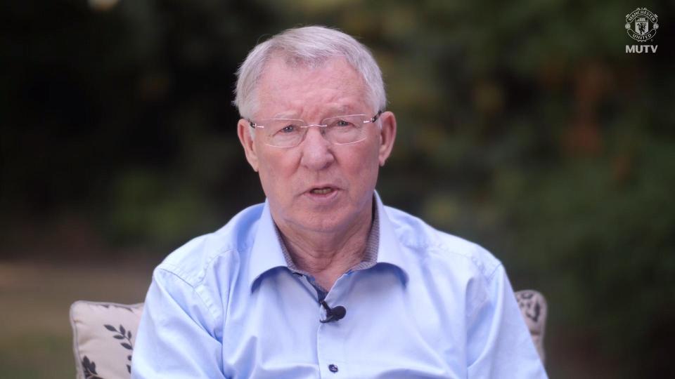 Sir Alex Ferguson released a video in July thanking hospital staff