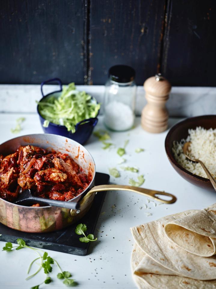  Finish off your pork & kidney bean burritos with a handful of shredded Iceberg lettuce