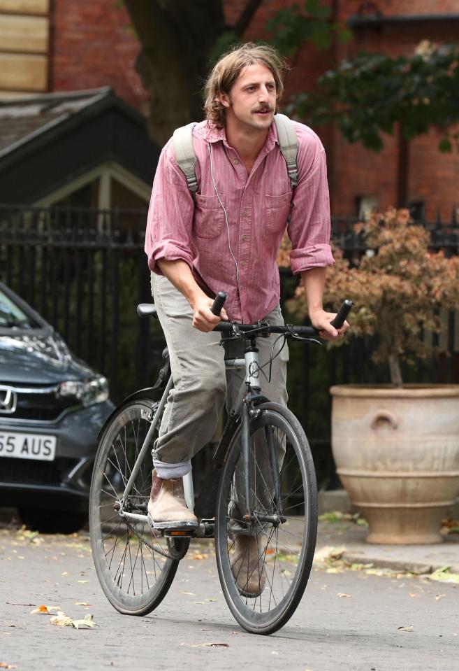  Milo is a keen cyclist like his father Boris