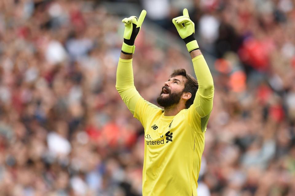  Alisson Becker has already proved to be a major upgrade over Loris Karius and Simon Mignolet