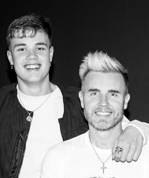  Gary Barlow, pictured with son Daniel, says feeding the family and food was a big part of grieving