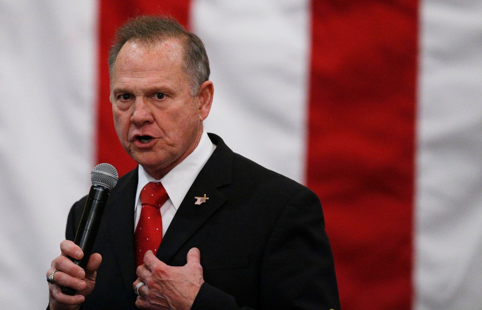 Republican politician Roy Moore said he had been tricked into the meeting and that the show mocked him with a ‘false and fraudulent portrayal’